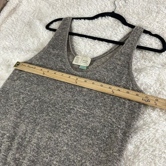 Saturday Sunday By Anthropologie jumpsuit Womens Large Cloud Fleece Romper - Picture 7 of 12